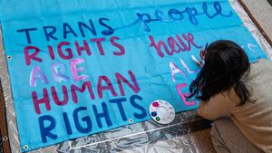 Massive quilt celebrating transgender Americans to be unveiled on the National Mall — in photos