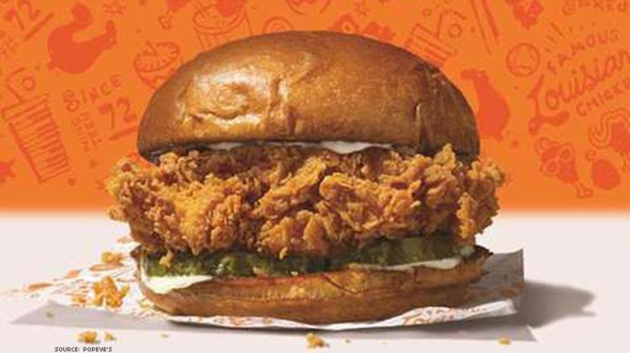 Popeyes sandwich