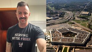 Pete Hegseth is trying to force this transgender soldier out of the military. He won't leave voluntarily